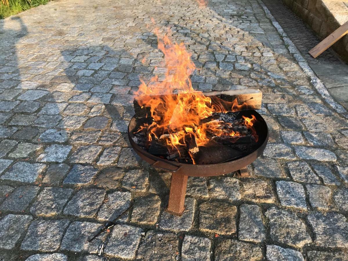 Ferienwohnung Wachstube Mit 3 Schlafraeumen Im Rittergut Leppersdorf Wachau Exterior foto